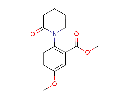 methyl 5-methoxy-2-(2-oxo-piperidin-1-yl)-benzoate