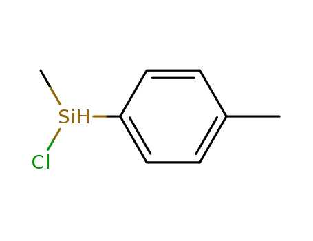 Molecular Structure of 26495-31-8 (chloro(methyl)(4-methylphenyl)silyl)