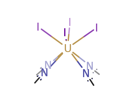 Molecular Structure of 105331-71-3 (Uranium, tetrakis(acetonitrile)tetraiodo-)
