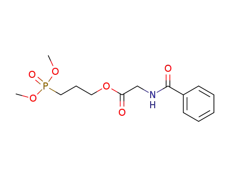 Glycine, N-benzoyl-, 3-(dimethoxyphosphinyl)propyl ester