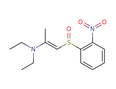 (2-Diethylamino-1-propen-1-yl)(o-nitrophenyl)sulfoxid