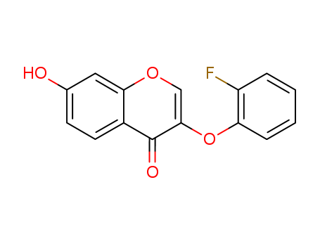 3-(2-fluorophenoxy)-7-hydroxy-4h-1-benzopyran-4-on
