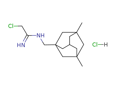 2-chloro-N-[(3,5-dimethyl-1-adamantyl)methyl]ethanimidamide cas  40284-41-1