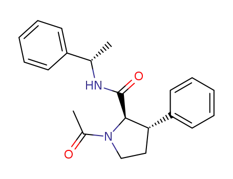 (2R,3S)-1-Acetyl-3-phenyl-pyrrolidine-2-carboxylic acid ((S)-1-phenyl-ethyl)-amide