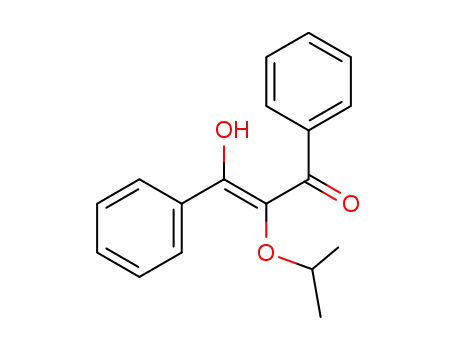 Molecular Structure of 79597-91-4 (1-Hydroxy-2-isopropoxy-1,3-diphenyl-1-propen-2-on)