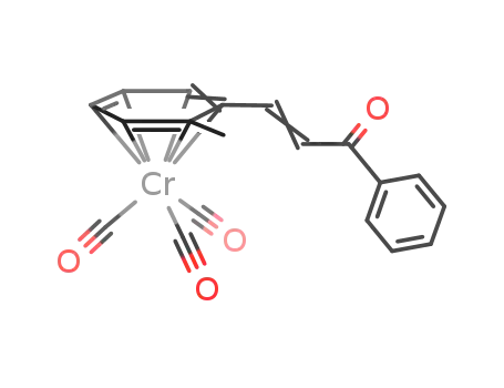 Molecular Structure of 112939-67-0 (tricarbonyl-{η6-3-(o-methylphenyl)-1-phenylprop-2-en-1-one}chromium)