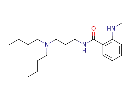 Molecular Structure of 158091-49-7 (N-Methyl-N'-(3-dibutylaminopropyl)anthranilic amide)