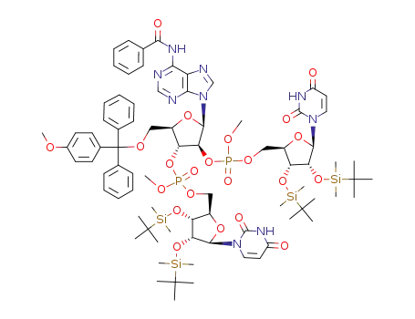 C<sub>81</sub>H<sub>115</sub>N<sub>9</sub>O<sub>22</sub>P<sub>2</sub>Si<sub>4</sub>