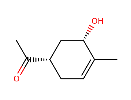 Ethanone, 1-[(1S,5R)-5-hydroxy-4-methyl-3-cyclohexen-1-yl]- (9CI)