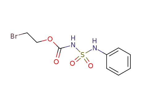 Molecular Structure of 87708-05-2 (Carbamic acid, ((phenylamino)sulfonyl)-, 2-bromoethyl ester)