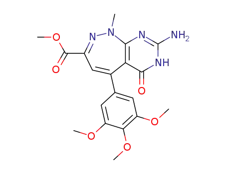 methyl 8-amino-1-methyl-6-oxo-5-(3,4,5-trimethoxyphenyl)-2,6-dihydro-1H-pyrimido[4,5-c][1,2]diazepine-3-carboxylate