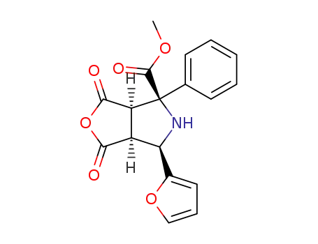 methyl c-4-(2-furyl)-6,8-dioxo-2-phenyl-7-oxa-3-azabicyclo<3.3.0>octane-r-2-carboxylate