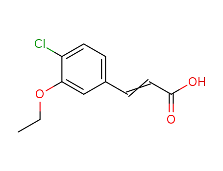 (E)-3-(4-Chloro-3-ethoxy-phenyl)-acrylic acid