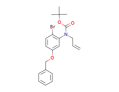 Carbamic acid, [2-bromo-5-(phenylmethoxy)phenyl]-2-propenyl-,
1,1-dimethylethyl ester
