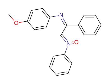 N-<2-(4-methoxyphenylimino)-2-phenylethylidene>phenylamine N-oxide
