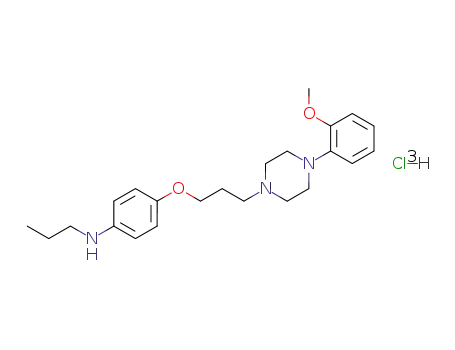 4-{3-[4-(2-methoxyphenyl)piperazin-1-yl]propoxy}-N-propylaniline trihydrochloride