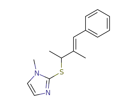 2-<(1,2-dimethyl-3-phenyl-2-propenyl)thio>-1-methyl-1H-imidazole