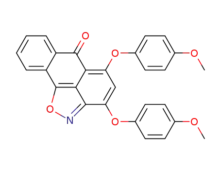 Molecular Structure of 105551-35-7 (3,5-di-(4-methoxyphenoxy)anthra<1,9-cd>-6-isoxazolone)