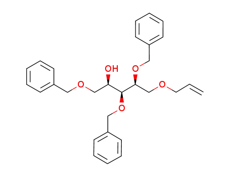 1-O-allyl-2.3.5-tri-O-benzyl-D-ribitol