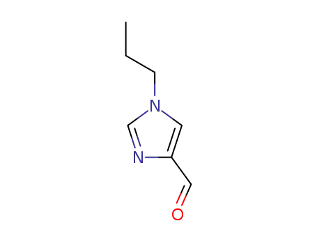 Molecular Structure of 199192-04-6 (1H-Imidazole-4-carboxaldehyde,1-propyl-(9CI))