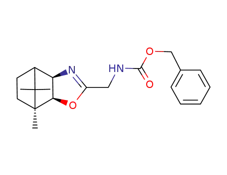 ((1S,2S,6R)-1,10,10-Trimethyl-3-oxa-5-aza-tricyclo[5.2.1.0<sup>2,6</sup>]dec-4-en-4-ylmethyl)-carbamic acid benzyl ester