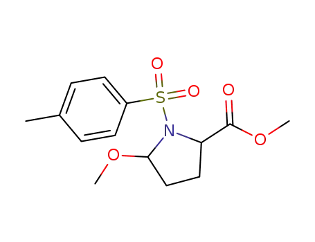 5-Methoxy-1-(toluene-4-sulfonyl)-pyrrolidine-2-carboxylic acid methyl ester