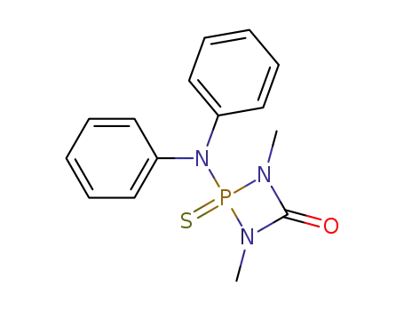 1,3-Dimethyl-2-diphenylamino-2-thia-1,3-diaza-2λ<sup>4</sup>-phosphetidin-4-on