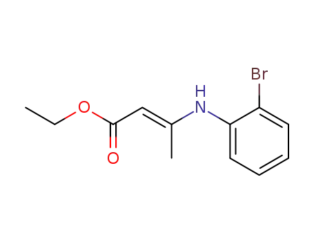 (E)-3-(2-Bromo-phenylamino)-but-2-enoic acid ethyl ester