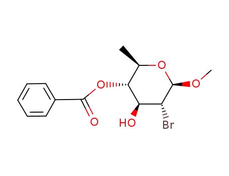 Methyl-4-O-benzoyl-2-brom-2,6-didesoxy-β-D-glucopyranosid