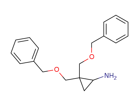 Molecular Structure of 135345-86-7 (2,2-bis(benzyloxymethyl)cyclopropylamine)