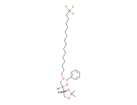 (R)-4-[(R)-1-Benzyloxy-2-(16,16,16-trifluoro-hexadecyloxy)-ethyl]-2,2-dimethyl-[1,3]dioxolane