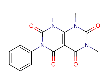 1,3-dimethyl-2,4,5,7-tetraoxo-6-phenyl-1,2,3,4,5,6,7,8-octahydropyrimido<4,5-d>pyrimidine