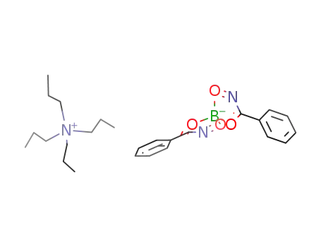 Molecular Structure of 494754-17-5 (tetra-n-propylammonium bis(benzohydroxymato)borate)