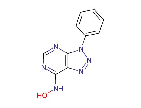 Molecular Structure of 68011-99-4 (<i>N</i>-(3-phenyl-3<i>H</i>-[1,2,3]triazolo[4,5-<i>d</i>]pyrimidin-7-yl)-hydroxylamine)