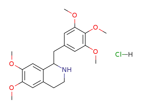 Molecular Structure of 7668-88-4 (1,2,3,4-Tetrahydro-6,7-diMethoxy-1-[(3,4,5-triMethoxyphenyl)Methyl]isoquinoline)