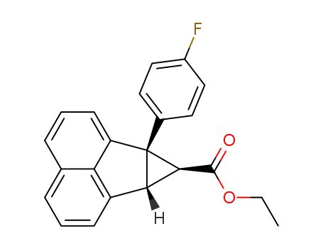 (6bS,7S,7aR)-6b-(4-Fluoro-phenyl)-7,7a-dihydro-6bH-cyclopropa[a]acenaphthylene-7-carboxylic acid ethyl ester