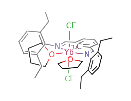 [bis(N-2,6-diethylphenyl)isophthalaldimine-2-yl]YbCl<sub>2</sub>(THF)2