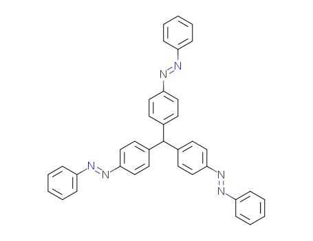 Molecular Structure of 128526-92-1 (4,4',4''-Tris(phenylazo)triphenylmethan)