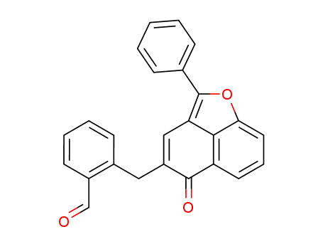 4-(2-formylbenzyl)-2-phenylnaphtho<1,8-bc>furan-5-one