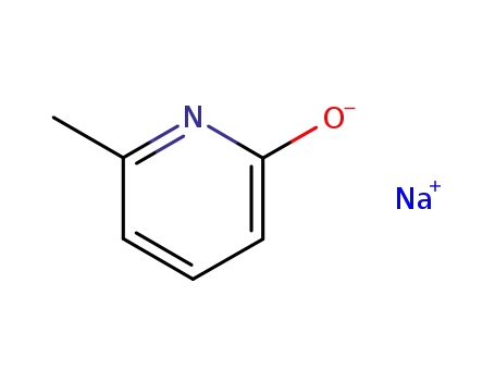 Molecular Structure of 13472-90-7 (2(1H)-Pyridinone, 6-methyl-, sodium salt)