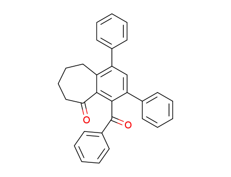 4-Benzoyl-6,7,8,9-tetrahydro-1,3-diphenyl-5H-benzocyclohepten-5-on