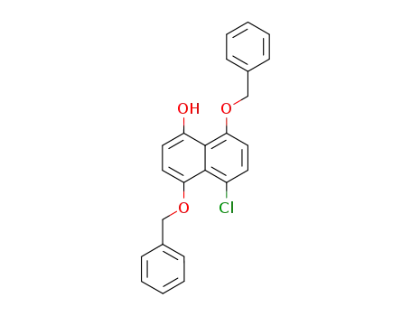4,8-Dibenzyloxy-5-chlor-1-naphthol