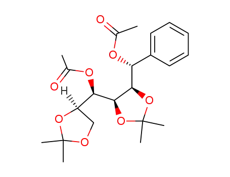 Acetic acid (R)-[(4R,5R)-5-((R)-acetoxy-phenyl-methyl)-2,2-dimethyl-[1,3]dioxolan-4-yl]-((R)-2,2-dimethyl-[1,3]dioxolan-4-yl)-methyl ester