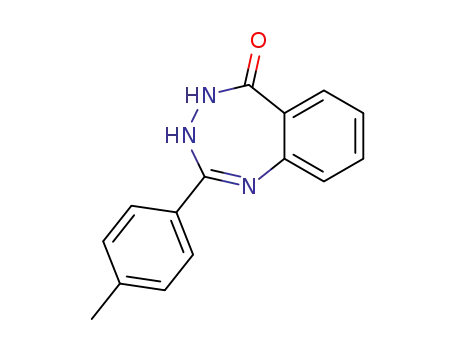 Molecular Structure of 88184-99-0 (5H-1,3,4-Benzotriazepin-5-one, 1,4-dihydro-2-(4-methylphenyl)-)