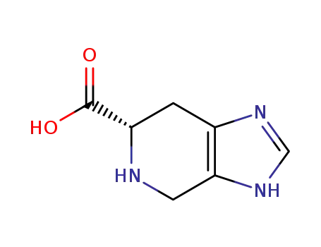 Molecular Structure of 59981-63-4 (L-4,5,6,7-TETRAHYDRO-1H-IMIDAZO[4,5-C]PYRIDINE-6-CARBOXYLIC ACID)