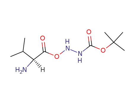 Hydrazinecarboxylic acid, 2-(2-amino-3-methyl-1-oxobutyl)-,
1,1-dimethylethyl ester, (S)-