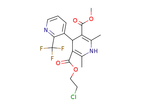 2',6'-Dimethyl-2-trifluoromethyl-1',4'-dihydro-[3,4']bipyridinyl-3',5'-dicarboxylic acid 5'-(2-chloro-ethyl) ester 3'-methyl ester