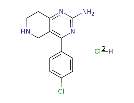 Pyrido[4,3-d]pyrimidin-2-amine, 4-(4-chlorophenyl)-5,6,7,8-tetrahydro-,
dihydrochloride