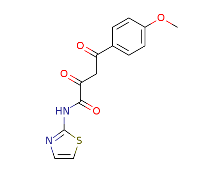 Benzenebutanamide,4-methoxy-a,g-dioxo-N-2-thiazolyl-