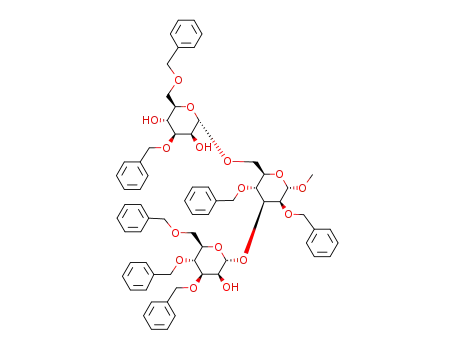 methyl 2,4-di-O-benzyl-6-O-(3,6-di-O-benzyl-α-D-mannopyranosyl)-3-O-(3,4,6-tri-O-benzyl-α-D-mannopyranosyl)-α-D-mannopyranoside